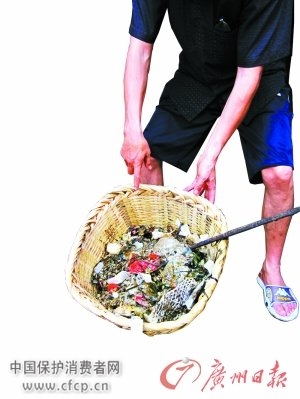 东莞作坊用化粪池水熬地沟油 残渣现卫生巾(图)